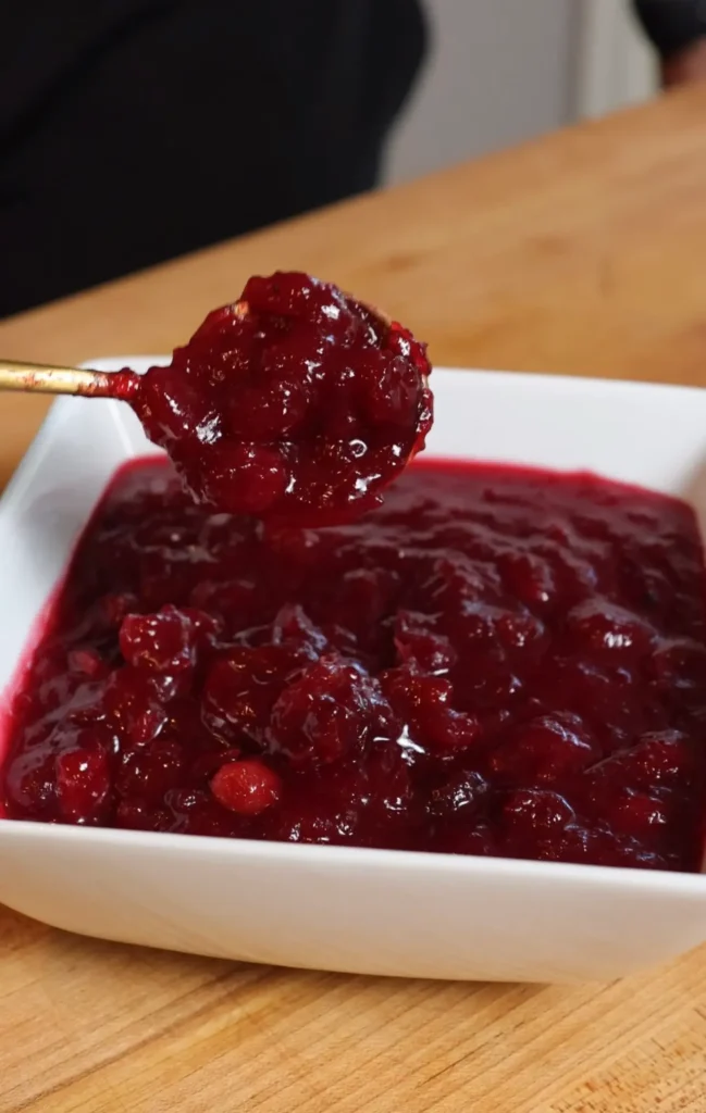 Easy Cranberry Sauce Image | Chef Gabriel Lewis
